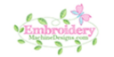 EmbroideryMachineDesigns.com logo