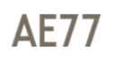 AE77 Denim logo