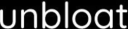 Unbloat logo