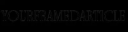 Yourframedarticle logo