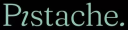 Pistache logo