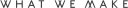 What WE Make logo