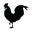 Black Rooster Decor