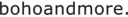 bohoandmore CY logo