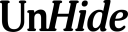 UnHide logo