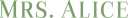 Mrsalice logo