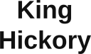 King Hickory logo