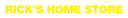 Rick's Home Store logo