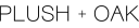 Plushandoak logo