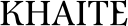 KHAITE logo