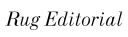 Rug Editorial logo