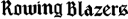 Rowing Blazers logo