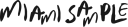 Miami Sample logo